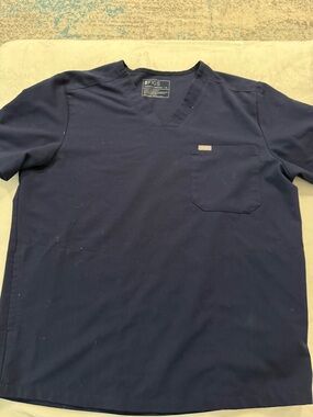 Figs Mens Size XL Navy Scrub Top Style TM3000 PO 2054     E27